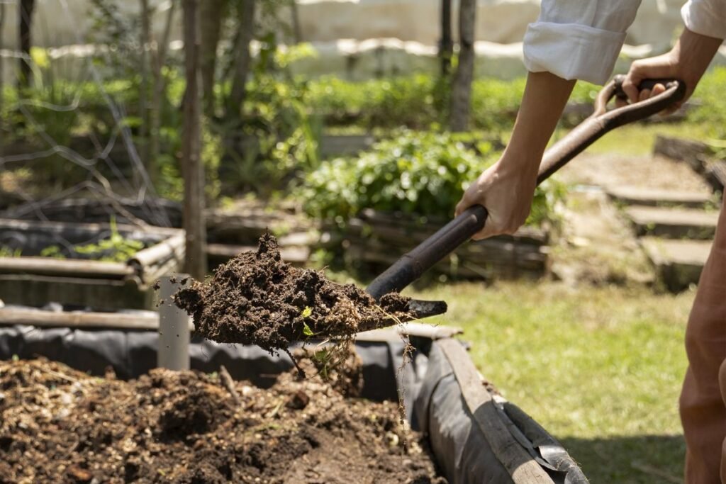 filling-raised-bed-with-soil